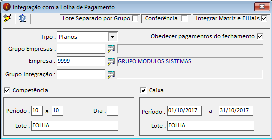 Contabilidade - Grupo Módulos