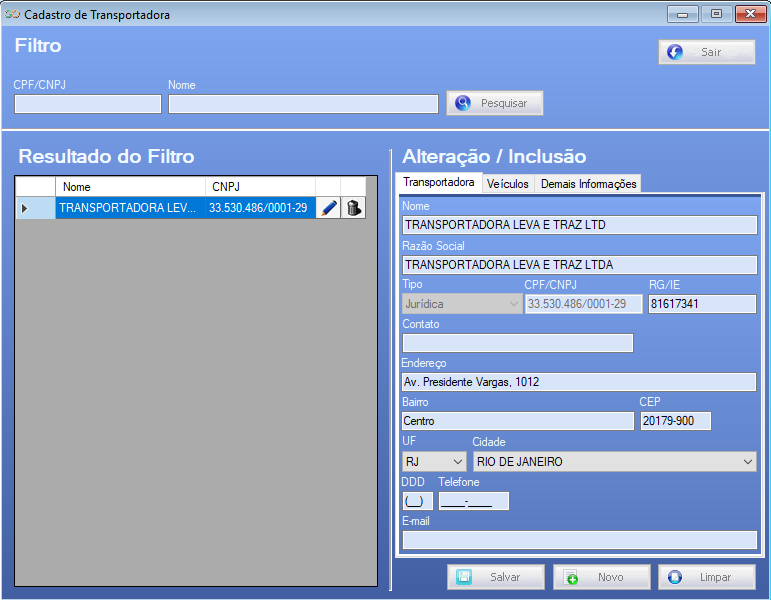 ERP - Grupo Módulos
